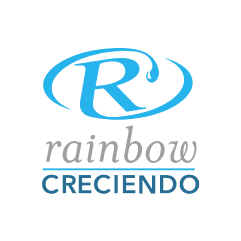 Logo rainbow Creciendo